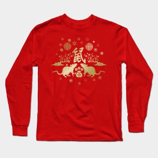 Chinese New Year of The Rat Long Sleeve T-Shirt